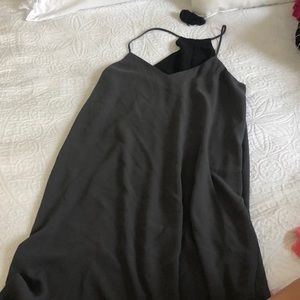 Dark gray dress